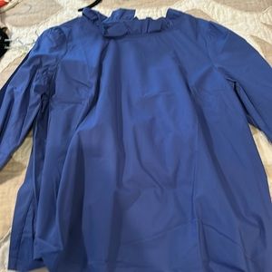 Talbots cobalt blue 3/4 length sleeve top